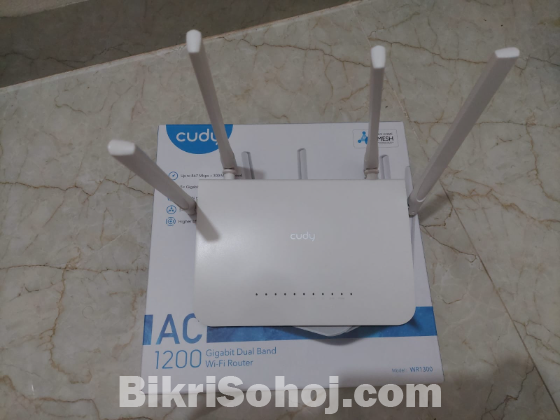 CUDY WR1300 AC1200 Dual Band Gigabit Wi-Fi Router